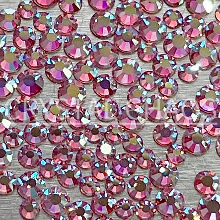Light Rose AB, Non-Hotfix PRECIOSA Crystals Mixed Size Pack SS5/SS7/SS9 150pc - Crystal Chaos