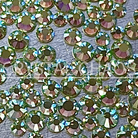 Flatback Crystals, Round, Non-Hotfix PRECIOSA, Limecicle AB - Crystal Chaos