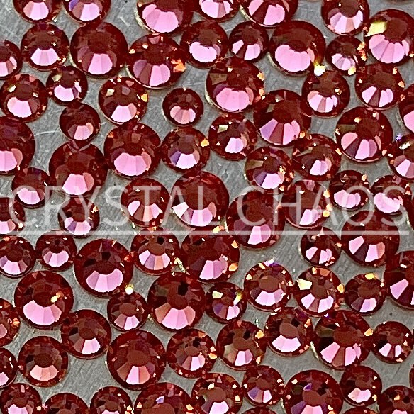 Padparadscha, Non-Hotfix PRECIOSA Crystals Mixed Size Pack SS6/SS8/SS10 150pc - Crystal Chaos