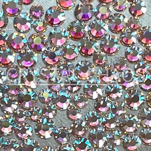 Flatback Crystals, Round, Non-Hotfix PRECIOSA, Pale Lilac AB - Crystal Chaos