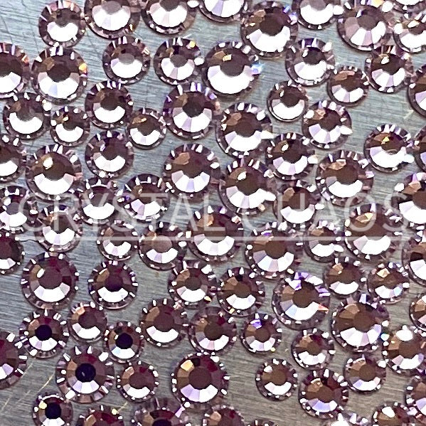 Pale Lilac, Non-Hotfix PRECIOSA Crystals Mixed Size Pack SS6/SS8/SS10 150pc - Crystal Chaos