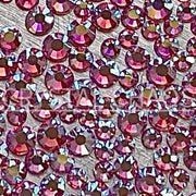 Rose AB, Non-Hotfix PRECIOSA Crystals Mixed Size Pack SS5/SS7/SS9 150pc - Crystal Chaos