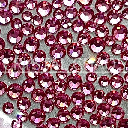 Flatback Crystals, Round, Non-Hotfix PRECIOSA, Rose