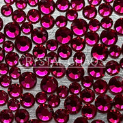 Ruby, Non-Hotfix PRECIOSA Crystals Mixed Size Pack SS6/SS8/SS10 150pc - Crystal Chaos