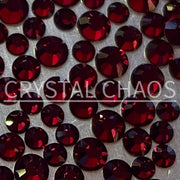 Siam, Non-Hotfix PRECIOSA Crystals Mixed Size Pack SS5/SS7/SS9 150pc - Crystal Chaos