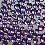 Flatback Crystals, Round, Non-Hotfix PRECIOSA, Tanzanite - Crystal Chaos
