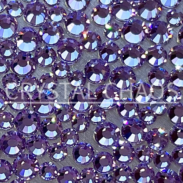 Flatback Crystals, Round, Non-Hotfix PRECIOSA, Violet
