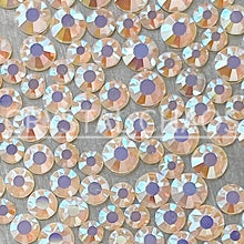 Load image into Gallery viewer, Flatback Crystals, Round, Non-Hotfix PRECIOSA, White Opal AB
