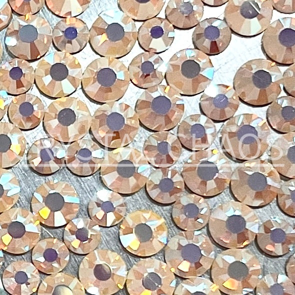 White Opal AB, Non-Hotfix PRECIOSA Crystals Mixed Size Pack SS12/SS16 100pc - Crystal Chaos