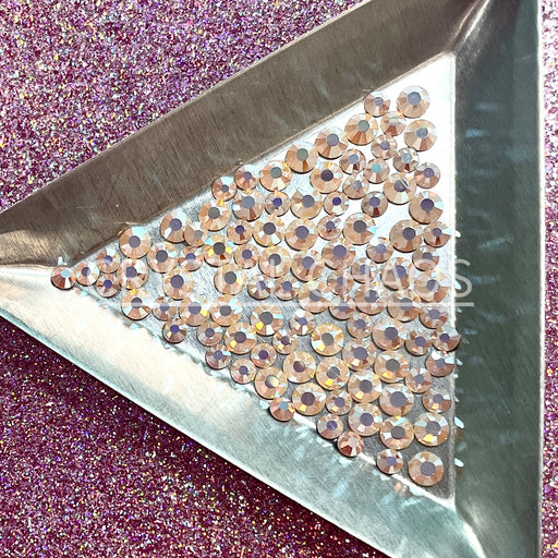 White Opal AB, Non-Hotfix PRECIOSA Crystals Mixed Size Pack SS12/SS16 100pc - Crystal Chaos
