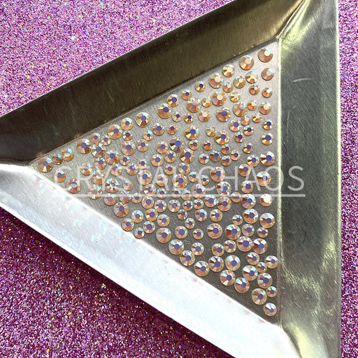White Opal AB, Non-Hotfix PRECIOSA Crystals Mixed Size Pack SS6/SS8/SS10 150pc - Crystal Chaos