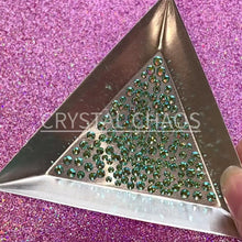 Load and play video in Gallery viewer, Peridot AB, Non-Hotfix PRECIOSA Crystals Mixed Size Pack SS6/SS8/SS10 150pc
