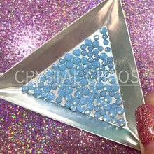 Load and play video in Gallery viewer, Light Sapphire Opal, Non-Hotfix PRECIOSA Crystals Mixed Size Pack SS12/SS16 100pc

