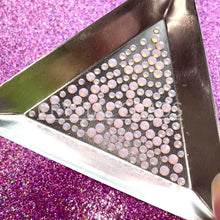 Load and play video in Gallery viewer, Flatback Crystals, Round, Non-Hotfix PRECIOSA, Rose Opal
