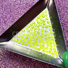 Load and play video in Gallery viewer, Neon Yellow, Non-Hotfix PRECIOSA Crystals Mixed Size Pack SS10/SS12 100pc

